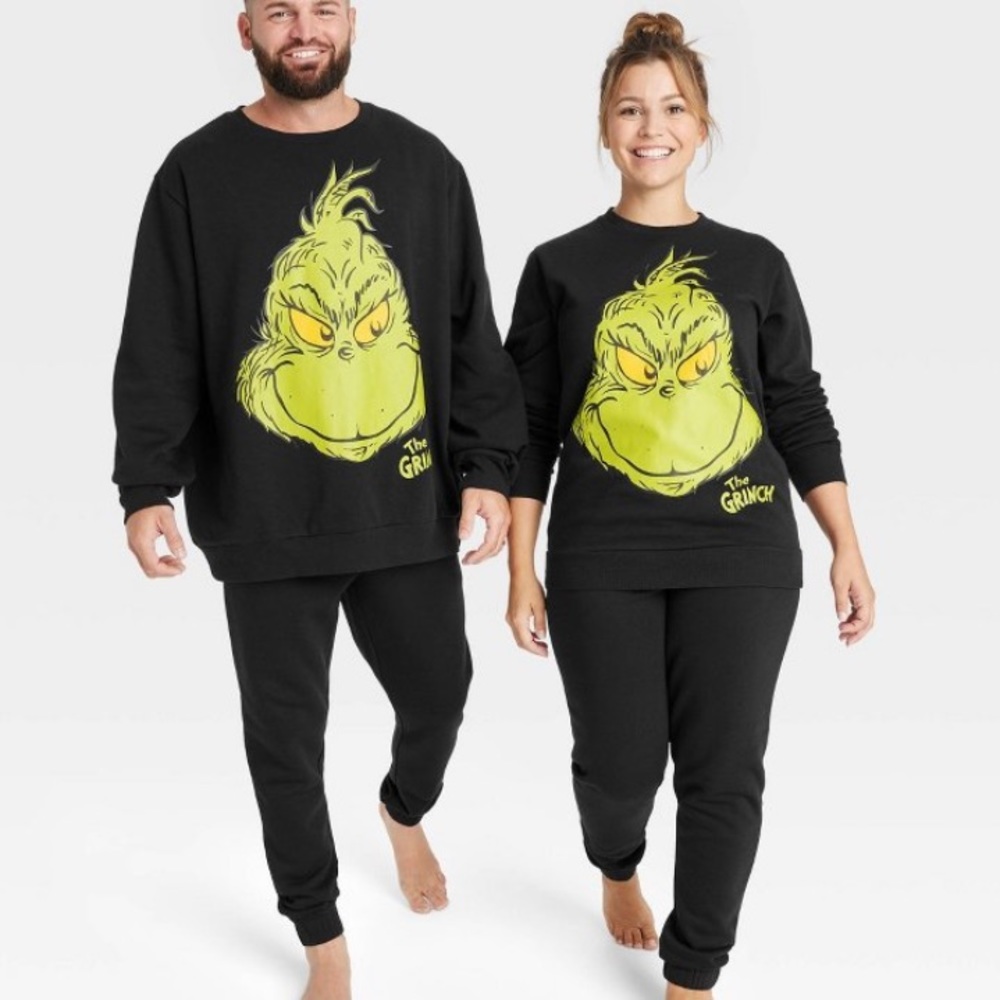 The grinch black sweatshirt
